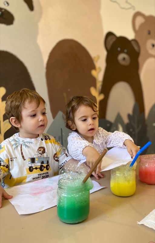 Görsel Sanatlar Etkinliği - Baloncuk Deneyi